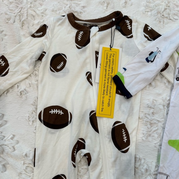 Seny Kids Bamboo Zip Pajamas - Picture 3 of 3